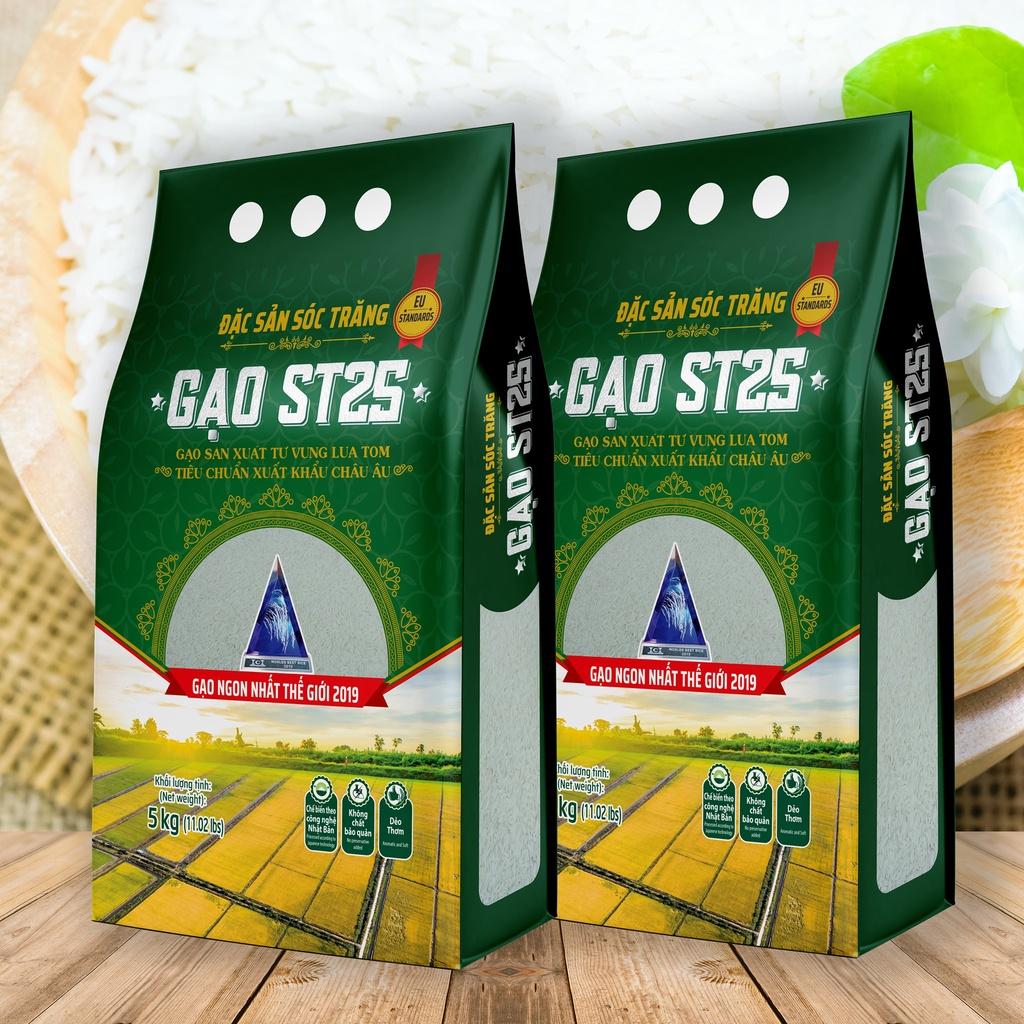 Gạo ST25 thương hiệu Vinaseed túi 5kg