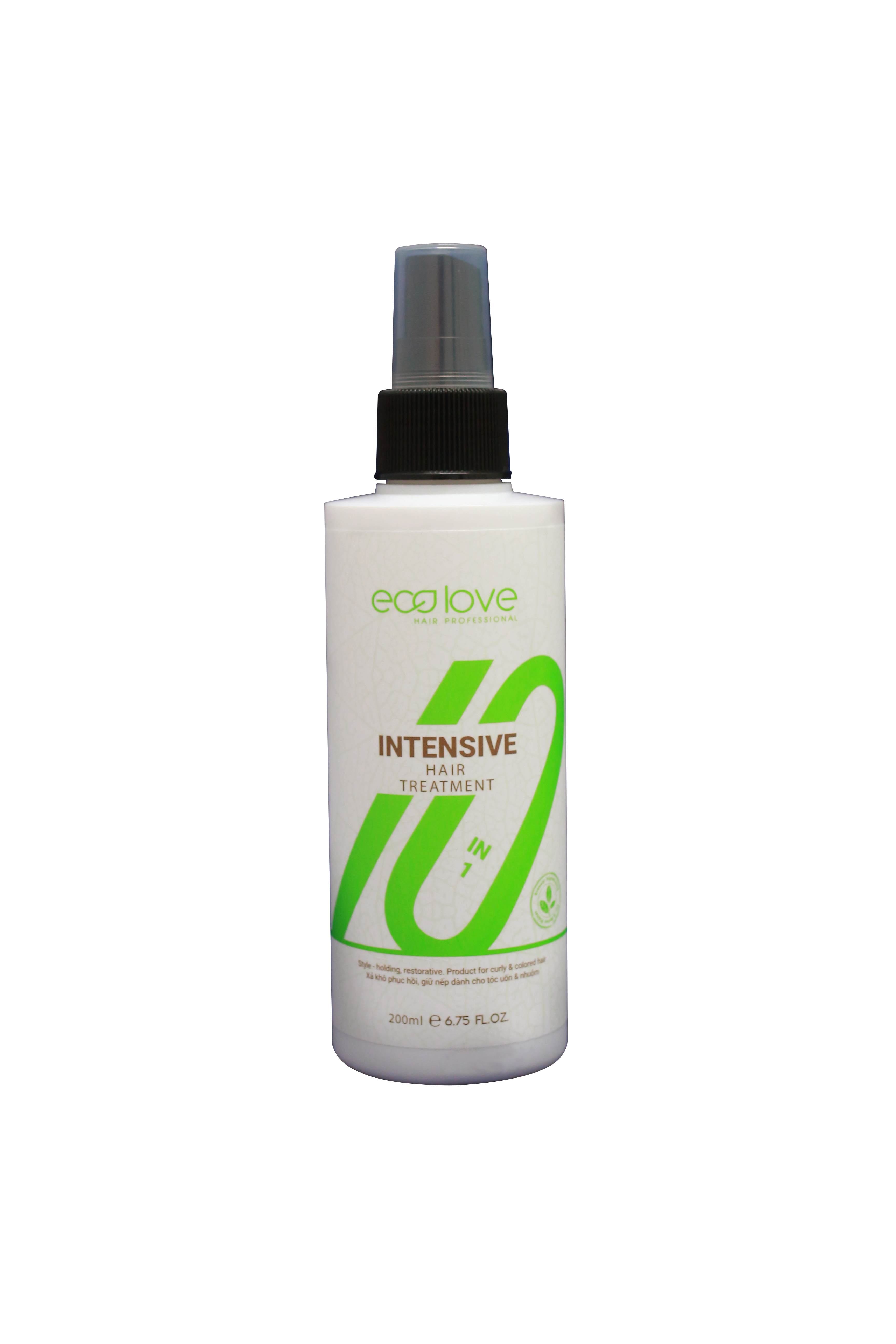 Dầu xả khô phục hồi tóc 10 in 1 Ecolove Intensive Hair Treatment 200ml