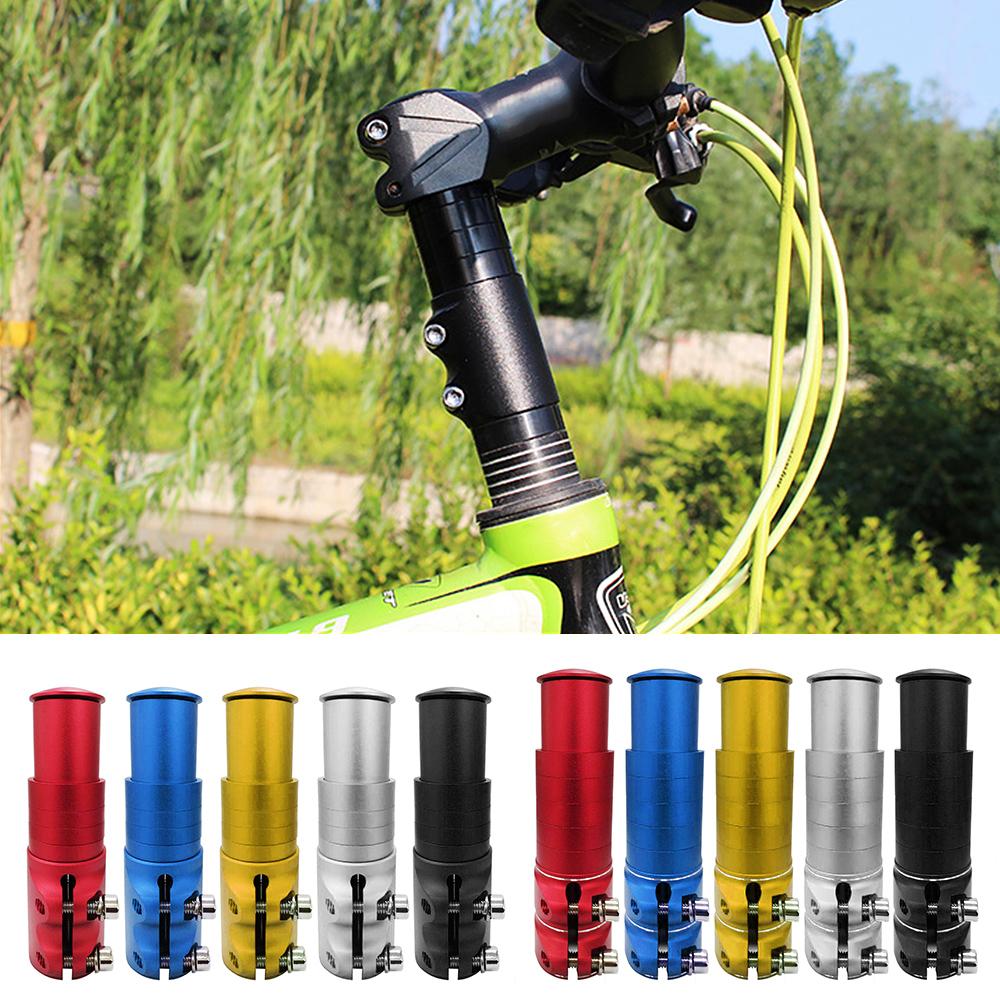 Phuộc ghi đông xe đạp siêu nhẹ,công cụ để nâng cao phần đầu tay lái xe Kết cấu hợp kim nhôm Anodized, chắc chắn và mạnh mẽ