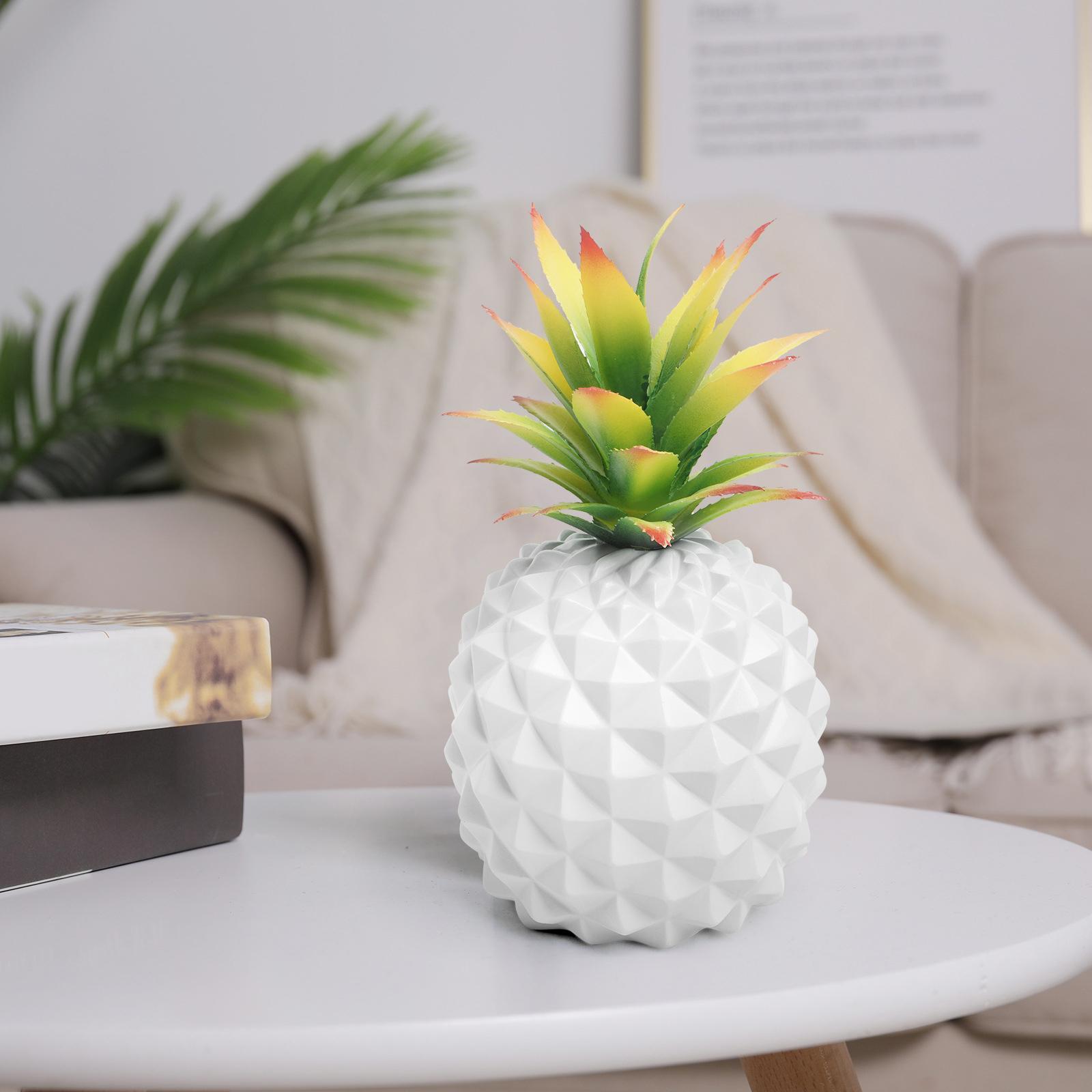 Resin Pineapple Ornament Home Decor Object Decorative Item for Desktop