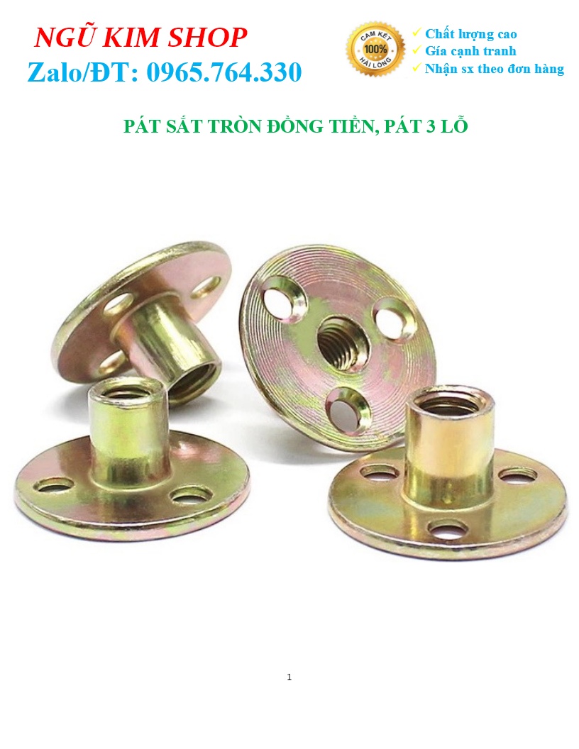 PÁT SẮT TRÒN ĐỒNG TIỀN _ PÁT 3 LỖ