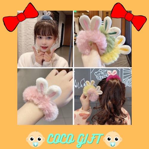 Cột Tóc Hình Thú dễ thương - Dây Buộc Tóc Vải Lông Mịn phong cách Hàn Quốc Đáng yêu Dành cho bé gái, bạn gái