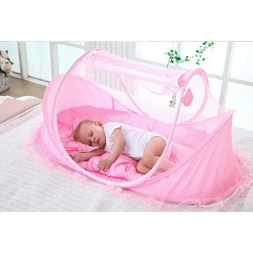 Màn chụp tránh muỗi cho bé sơ sinh đến 2 tuổi - mùng happy baby