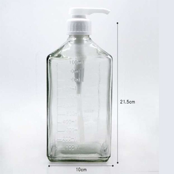 Bình bơm siro bằng thủy tinh 1100ml