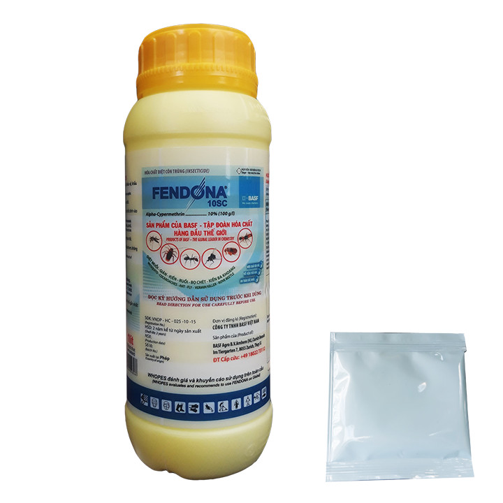Combo Thuốc diệt muỗi, gián, kiến, ruồi, bọ chét, kiến ba khoang Fendona 10SC Và Sample Trừ Muỗi
