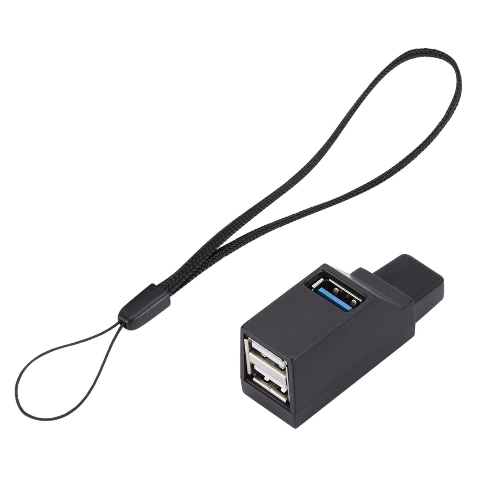 USB 3.0 Hub Splitter 3 Port High Speed USB 3.0 Extender for Notebook