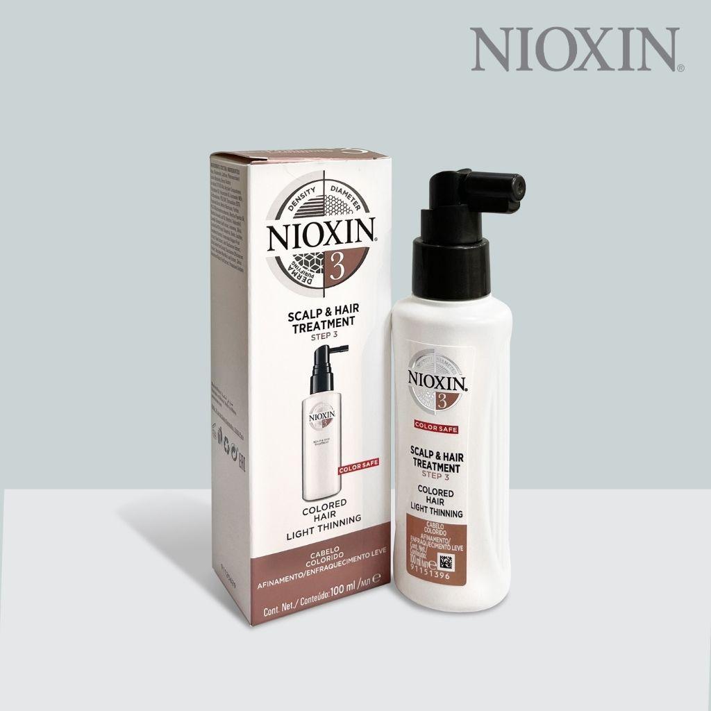 Bộ Chăm Sóc Tóc NIOXIN 3 Bộ Chăm Sóc Tóc Dành Cho Tóc Nhuộm, Thưa Mỏng Và Rụng Nhẹ