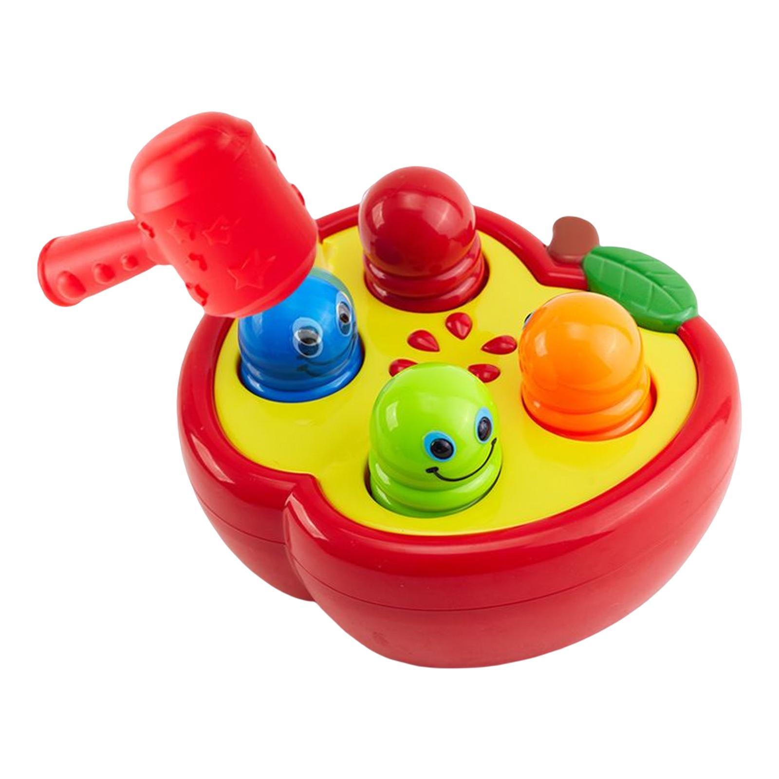 Cartoon Pounding Toy Learning Educational Toy Game Color Recognition Toy for Kids Girl Toddlers Boys Gifts