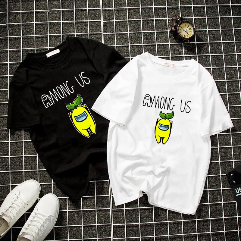 Bst áo thun unisex Among Us nam nữ form rộng vải dày mịn