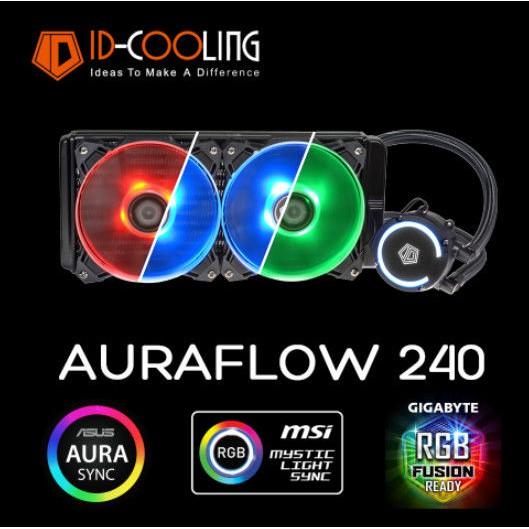 Tản nhiệt nước ID Cooling AURAFLOW 240 RGB- HÀNG CHÍNH HÃNG