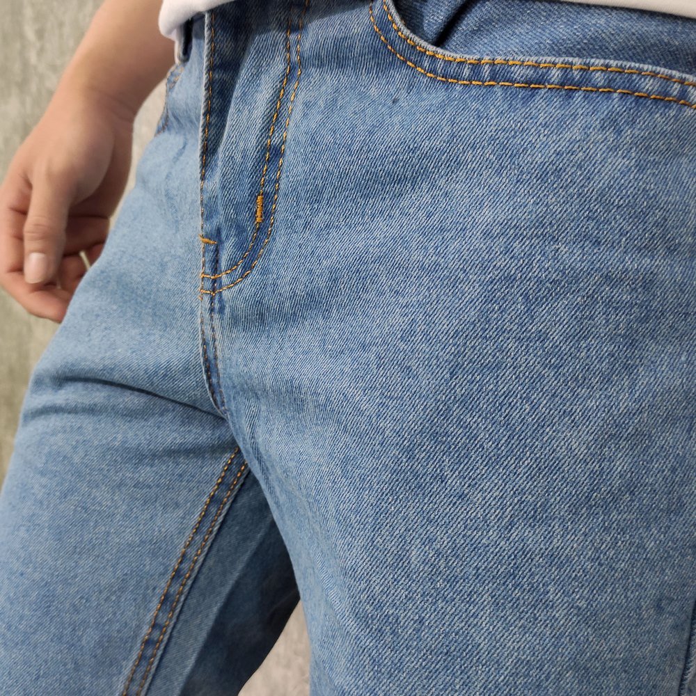 Quần short jean nam MĐ Q391 xanh nhạt