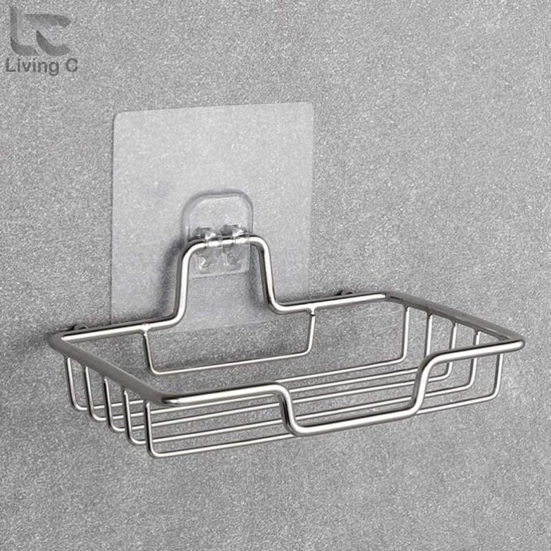 Kệ để xà phòng inox dán tường