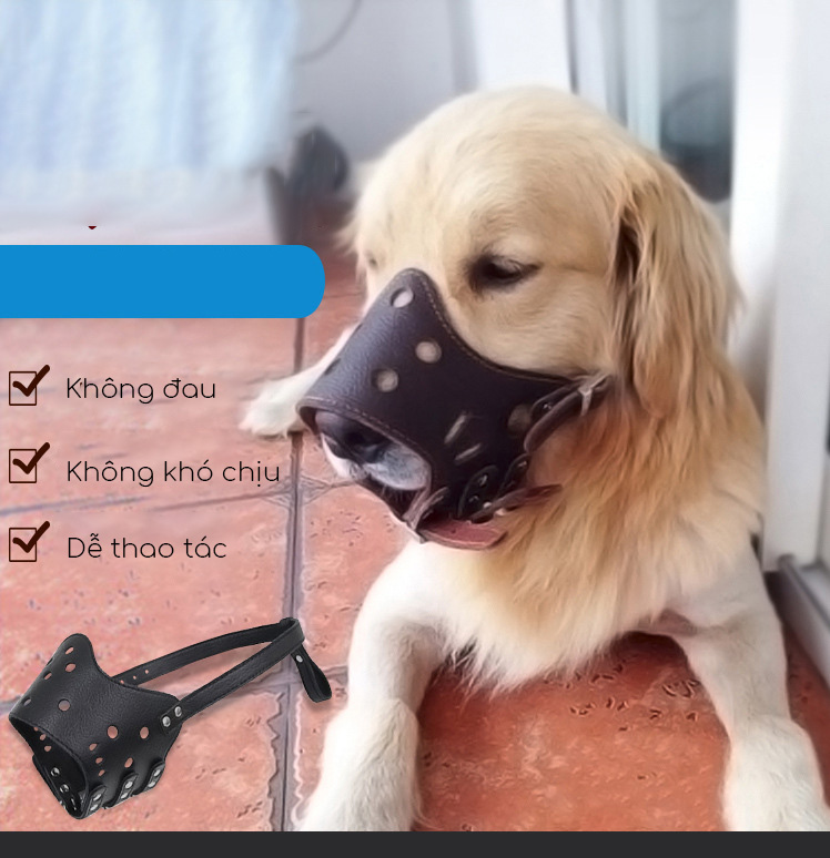 Rọ mõm cho chó đủ size - Genyo Muzzle 002 