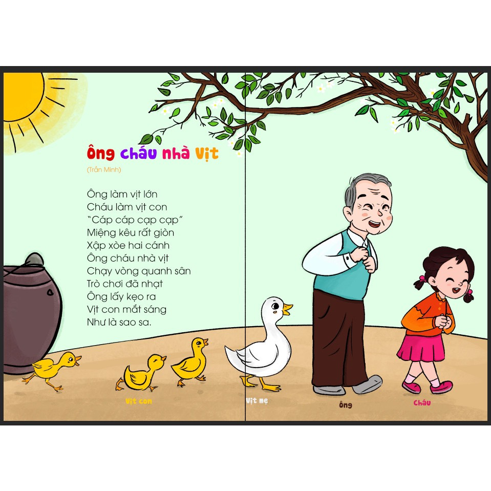 Thơ Cho Bé Học Nói - Giúp bé phát triển ngôn ngữ và giao tiếp - Bìa Cứng