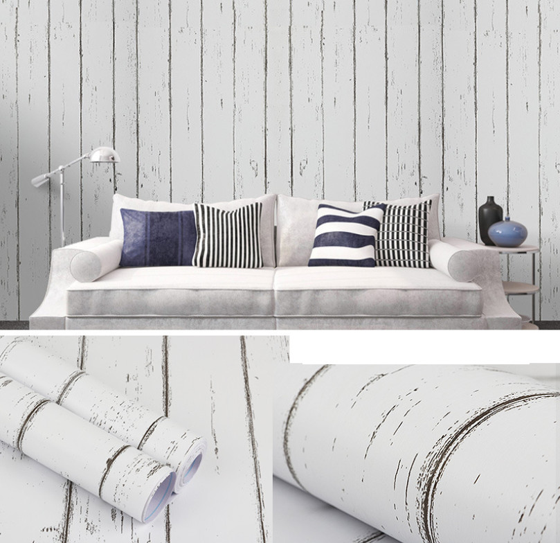 GIẤY DÁN TƯỜNG KHỔ 45CMX10M VÁN SỌC TRẮNG