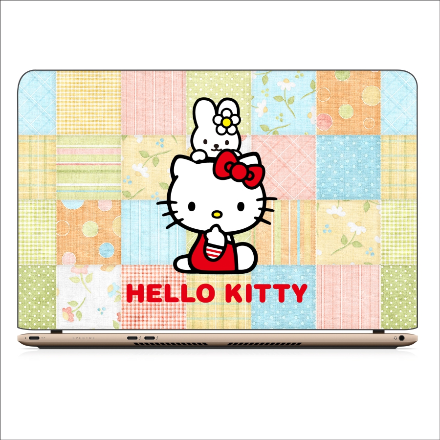 Miếng Dán Skin In Decal Dành Cho Laptop - Kitty 7 - Mã: 021118