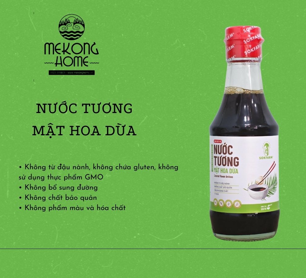 NƯỚC TƯƠNG MẬT HOA DỪA - 200ML