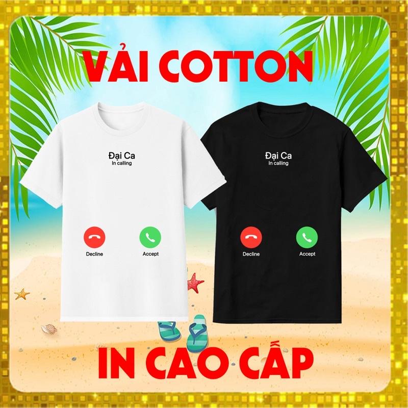 Áo thun nam nữ unisex tay lỡ in chữ đại ca my wife chất cotton cao cấp