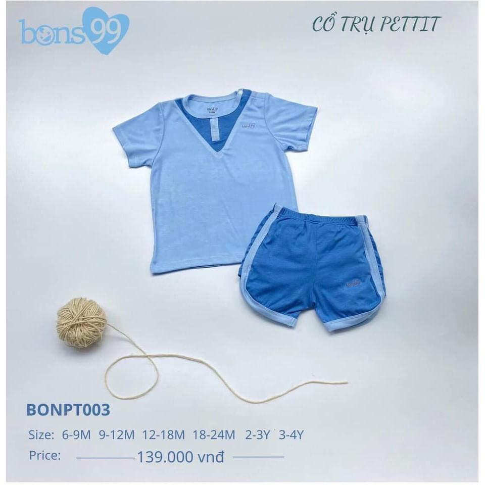 Bộ cộc tay Petit cổ trụ 2021