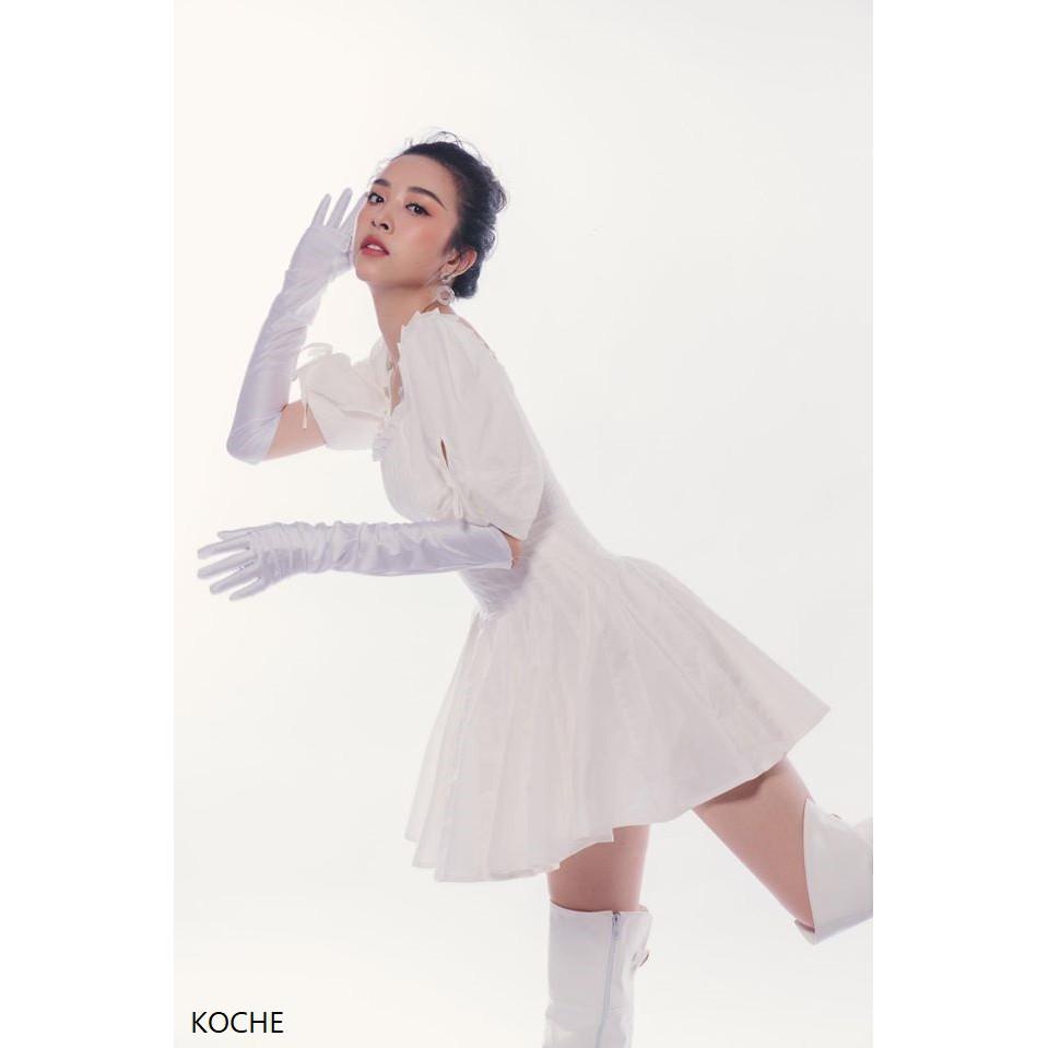 Đầm thiết kế tay phồng Koche dress - đầm đi tiệc thiết kế - Váy xòe - đầm dự tiệc