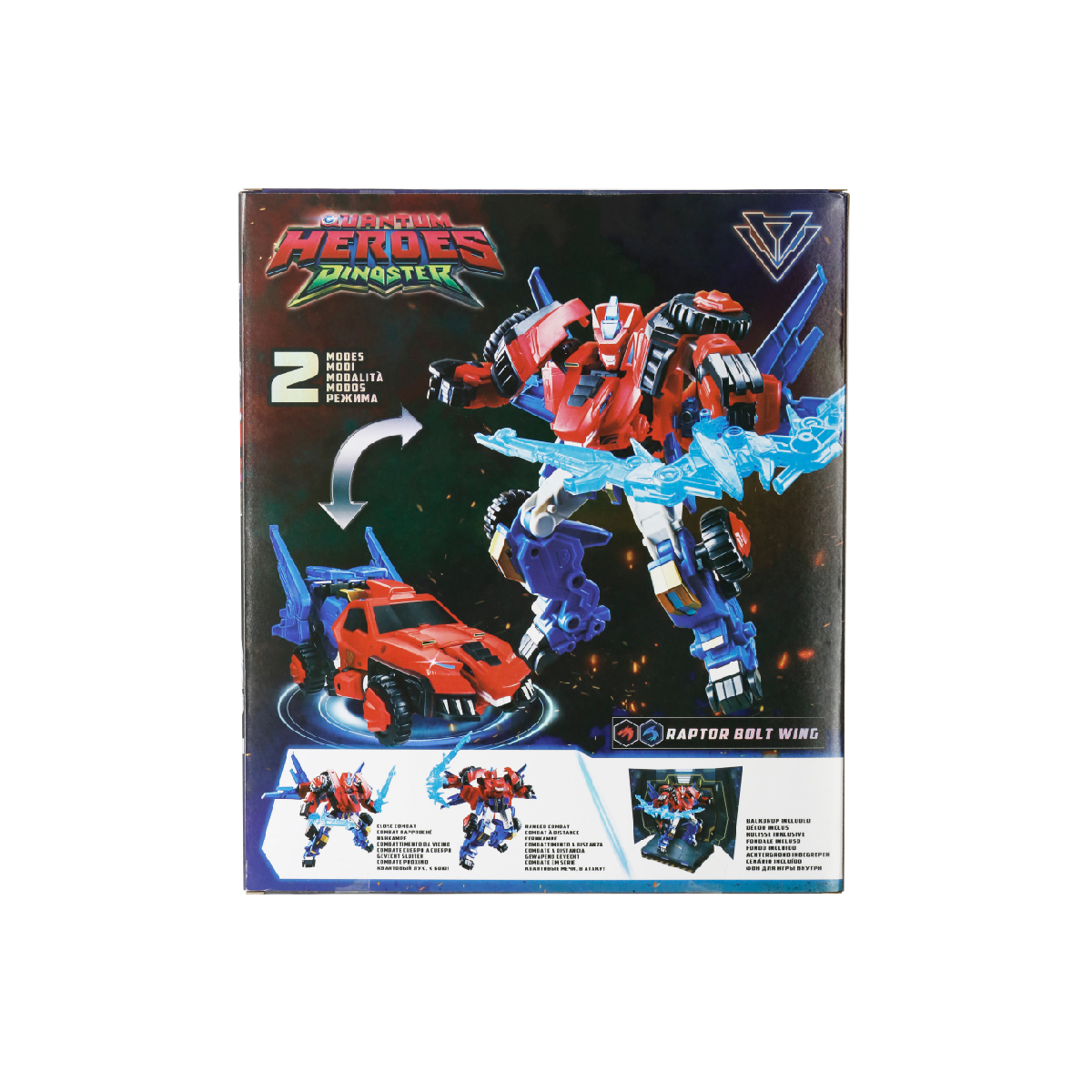 Đồ Chơi Siêu Robot Biến Hình Raptor Bolt Wing Siêu Tốc DINOSTER EU580815