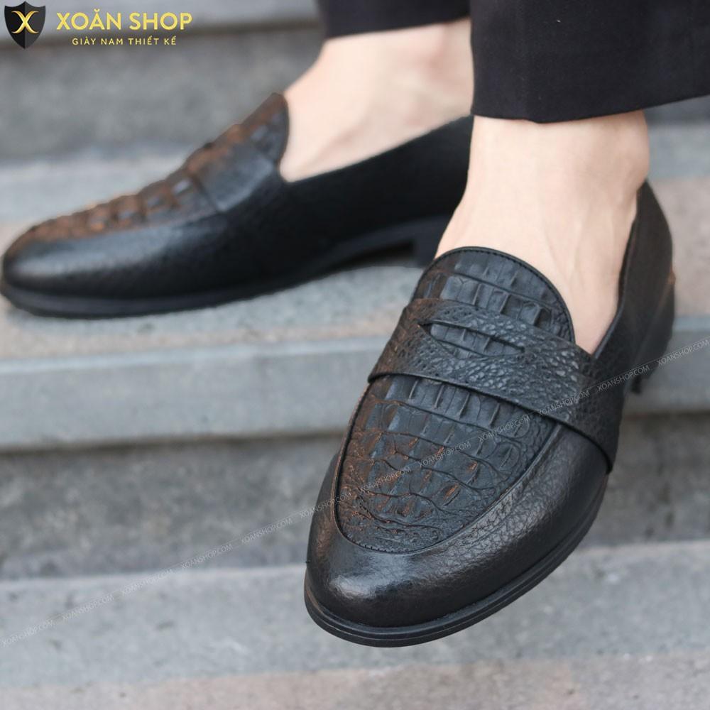 GIÀY LƯỜI NAM DA mềm, HÀNG VNXK MÃ X091