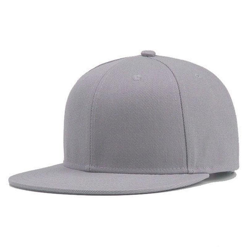 Logo tùy chỉnh Snapback Cap Team thêu Matbram Mũ bóng chày được cá nhân hóa nam nữ Gorras Planas Hip Hop Bone Aba Reta Color: Gray and black Size: No logo