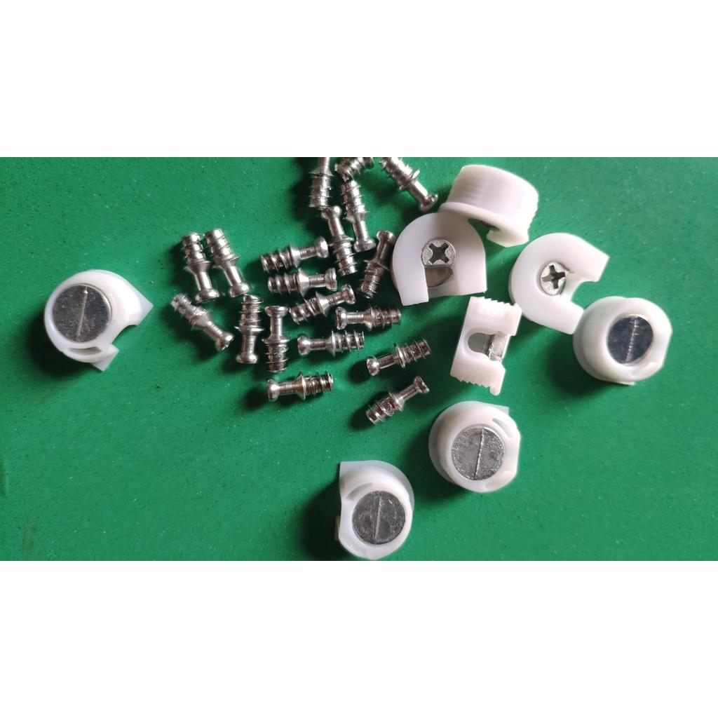 Ốc cam liên kết 2 thành phần trắng túi 500 con