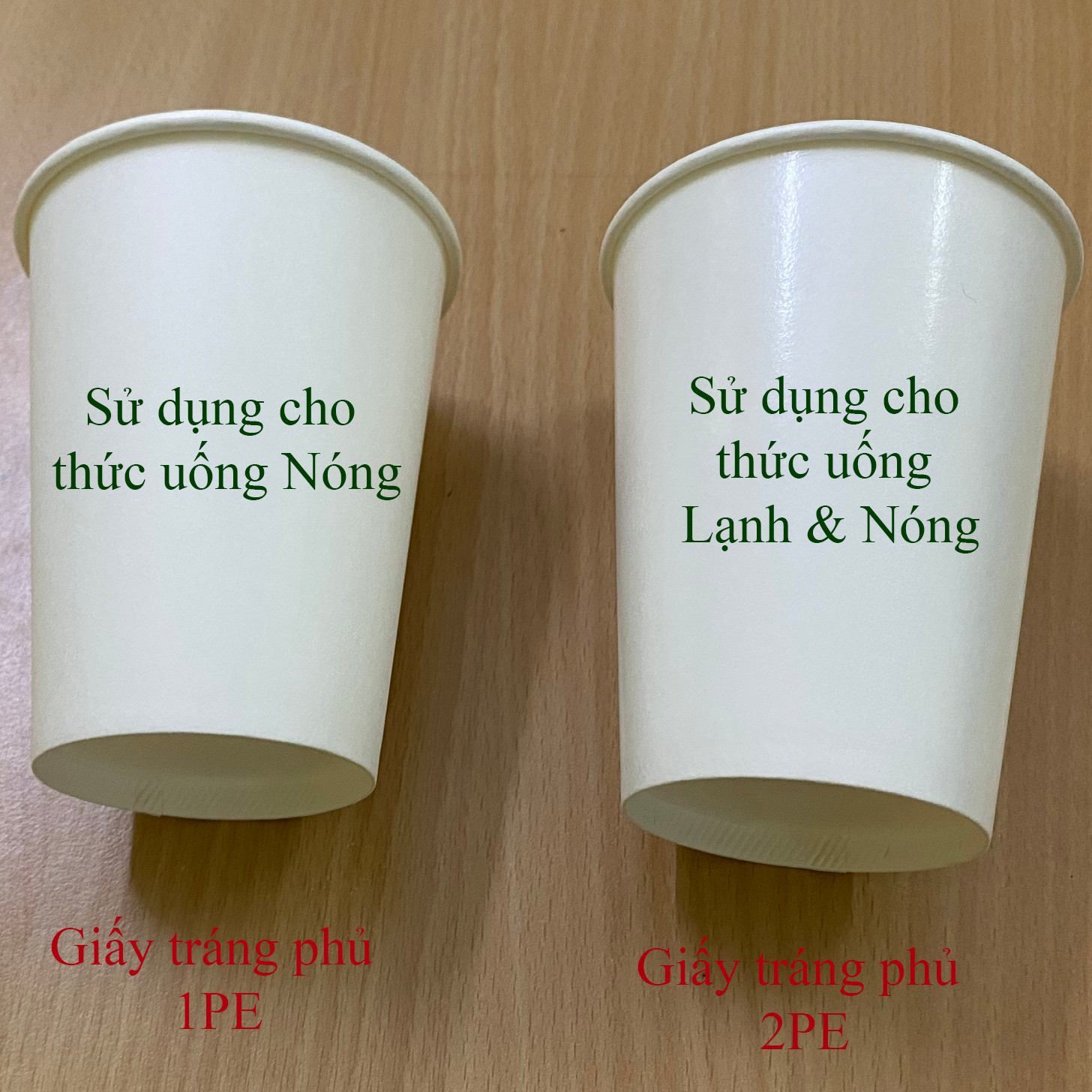 LỐC  50 CÁI LY GIẤY TRẮNG KHÔNG IN HÌNH 14 OZ 2 PE ( DUNG TÍCH 400ml / Cái) DÙNG ĐỰNG THỨC UỐNG NÓNG - LẠNH- TAKE AWAY