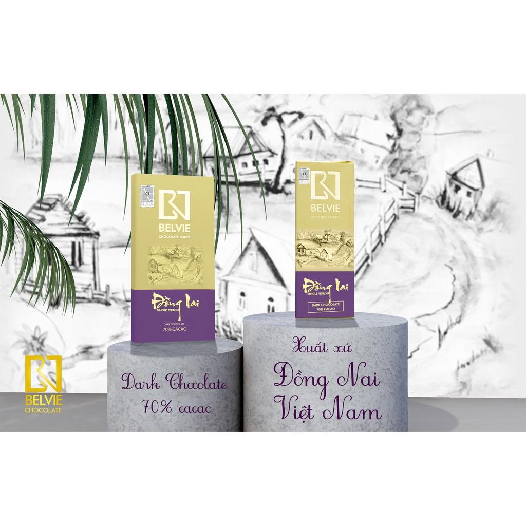 Bộ 2 thanh socola 70% và 72% cacao