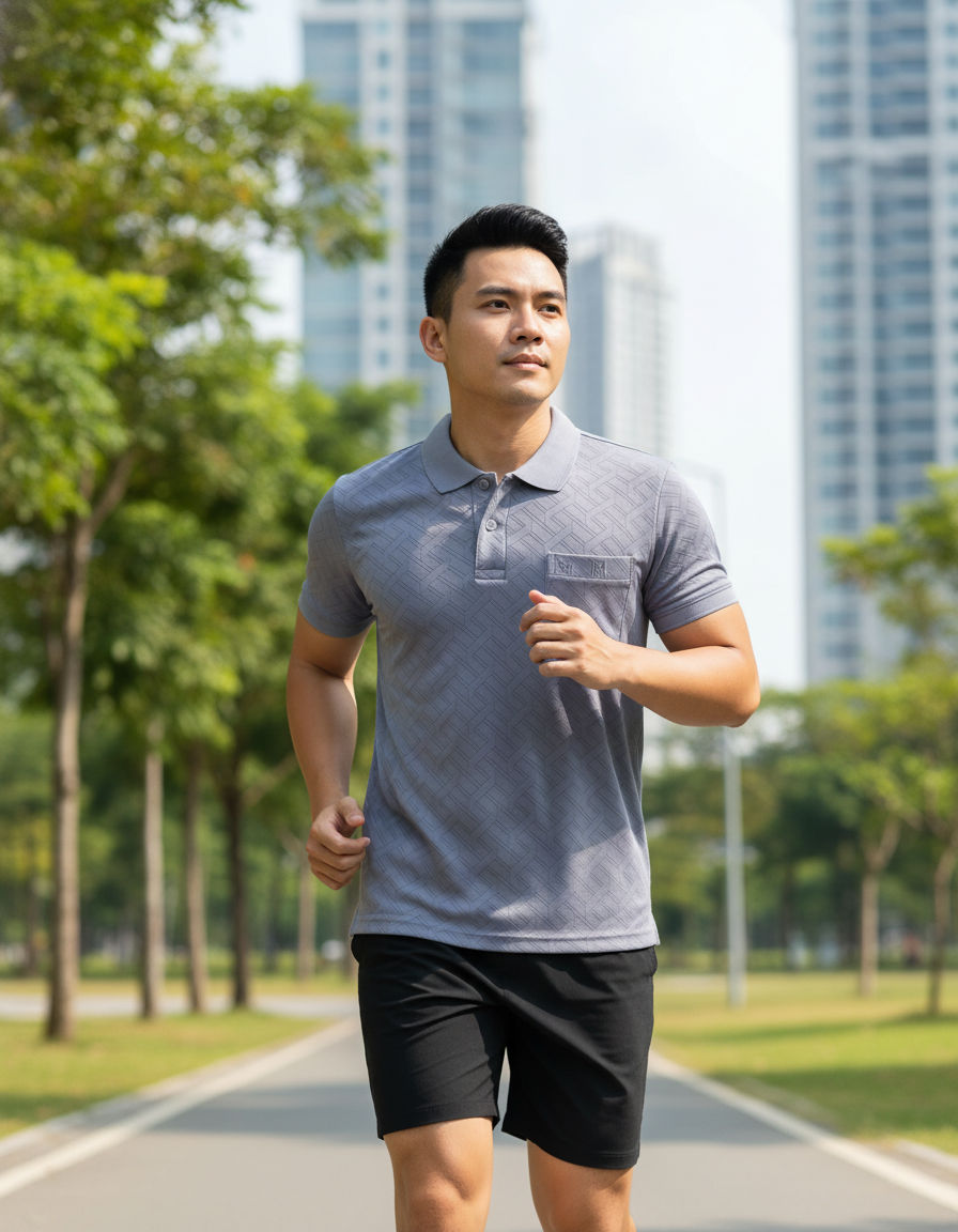 Áo thun nam Polo Khatoco(2XL)