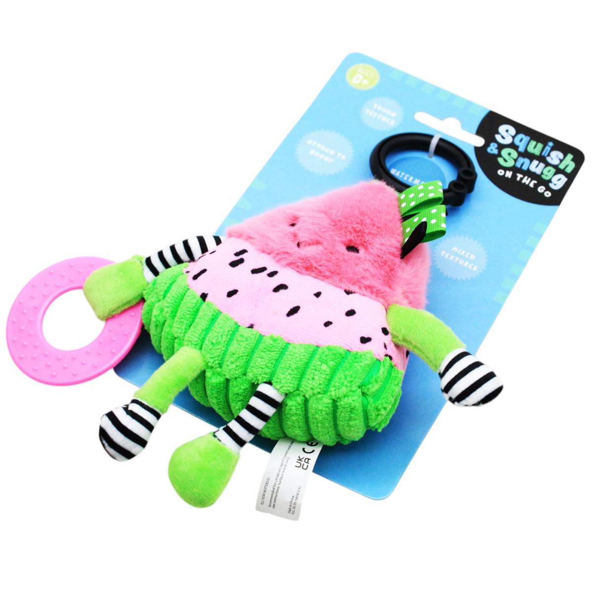 Móc Treo Nhồi Bông Miếng Dưa Hấu - Squish And Snugg On The Go Watermelon
