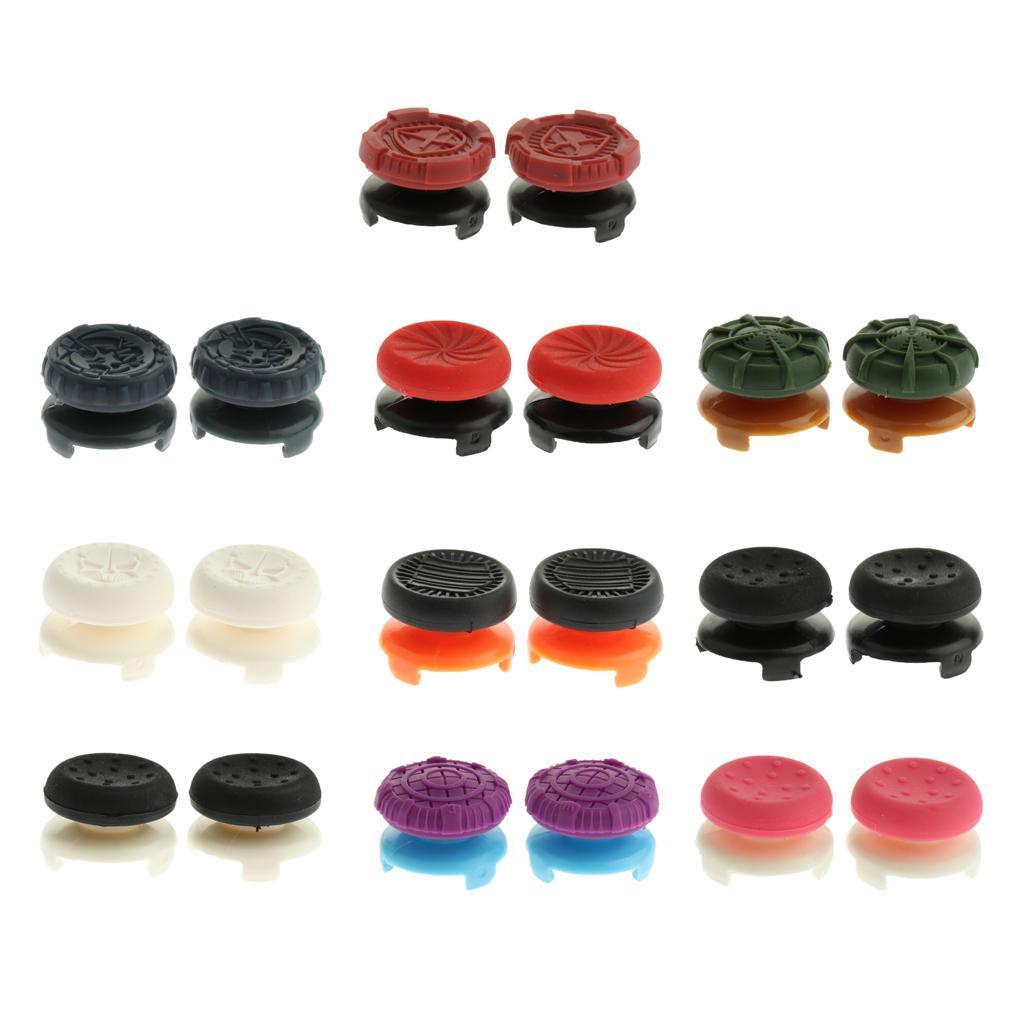 2pcs Thumb Stick Grip Caps Extender for Sony PS4/PS4 slim/PS4 Pro Controller
