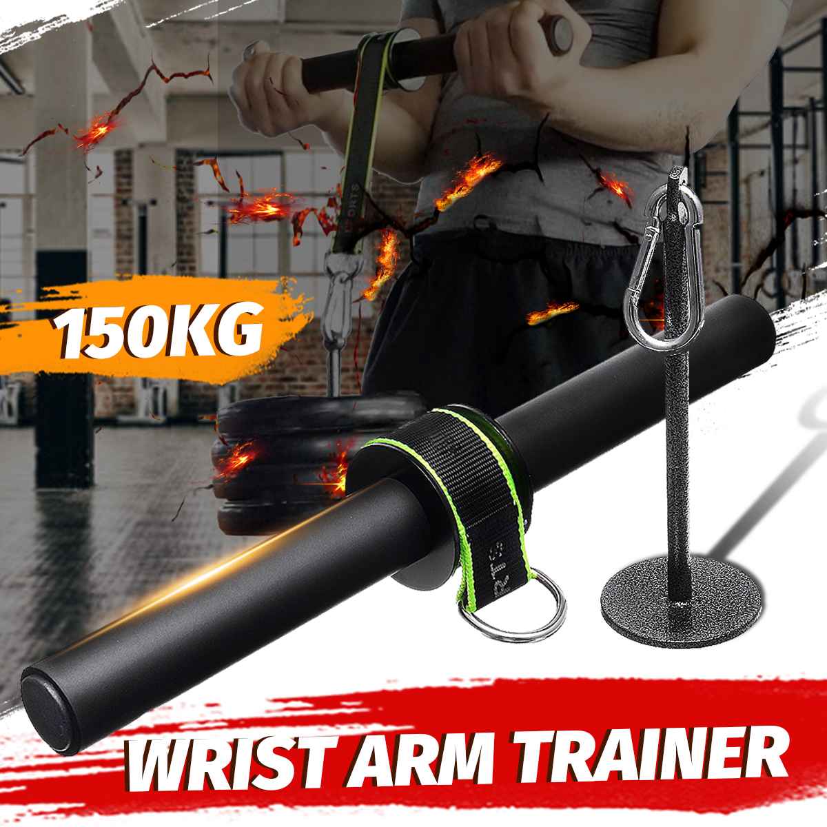 Bộ Dụng Cụ Giúp Luyện Tập Cơ Cổ Tay, Cơ Bắp Tay To Khoẻ Wrist Arm Trainer Cao Cấp