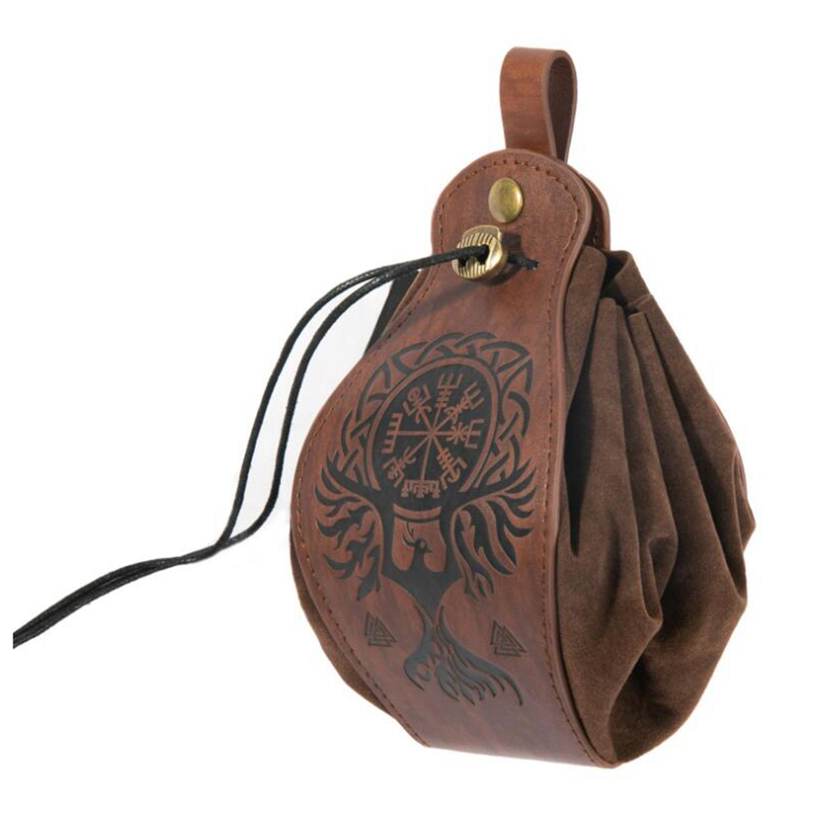 1PC Vintage Purse Accessories PU Leather Portable Waist Bag for Gift