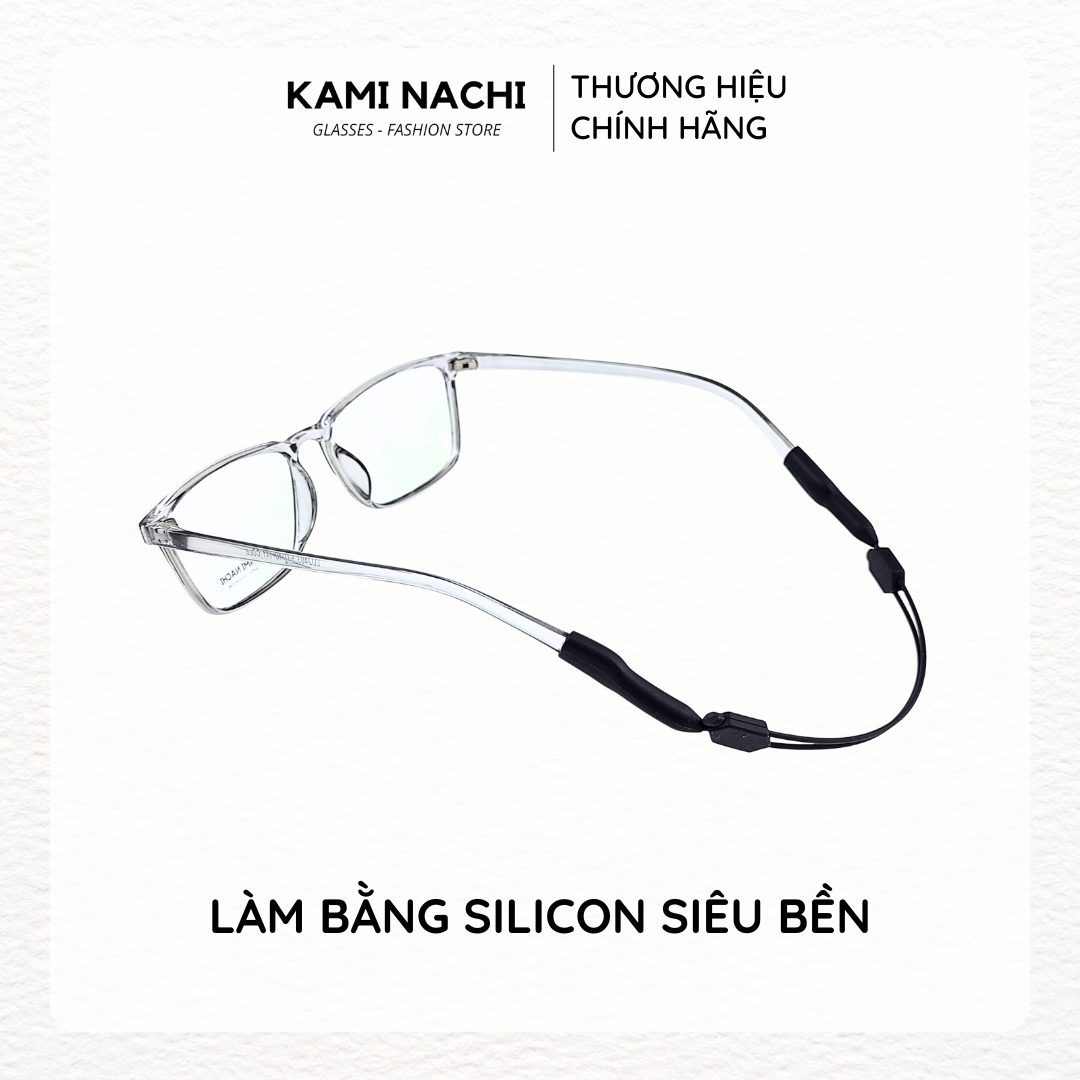Dây đeo giữ chống trượt cho mắt kính chất liệu nhựa silicon, ôm sát vòng đầu KAMI NACHI