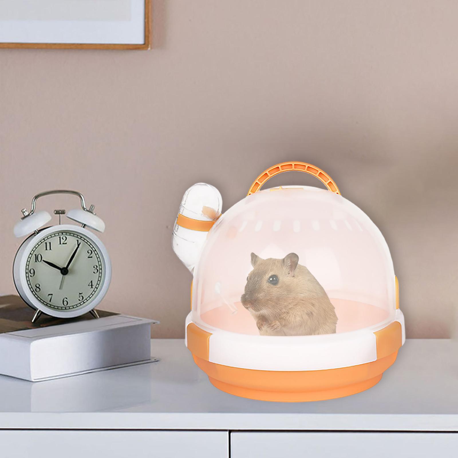 Portable Breathable Outdoor Hamster Carrier Transport Travel Cage Vacation House for Parrots Sugar Glider Chinchillas