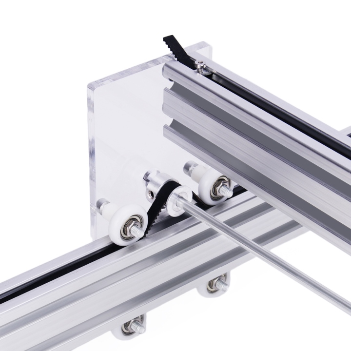 Combo Máy Cắt, Khắc Laser Mini 65X50 6550 -màu bạc+ Đầu laser tùy chọn