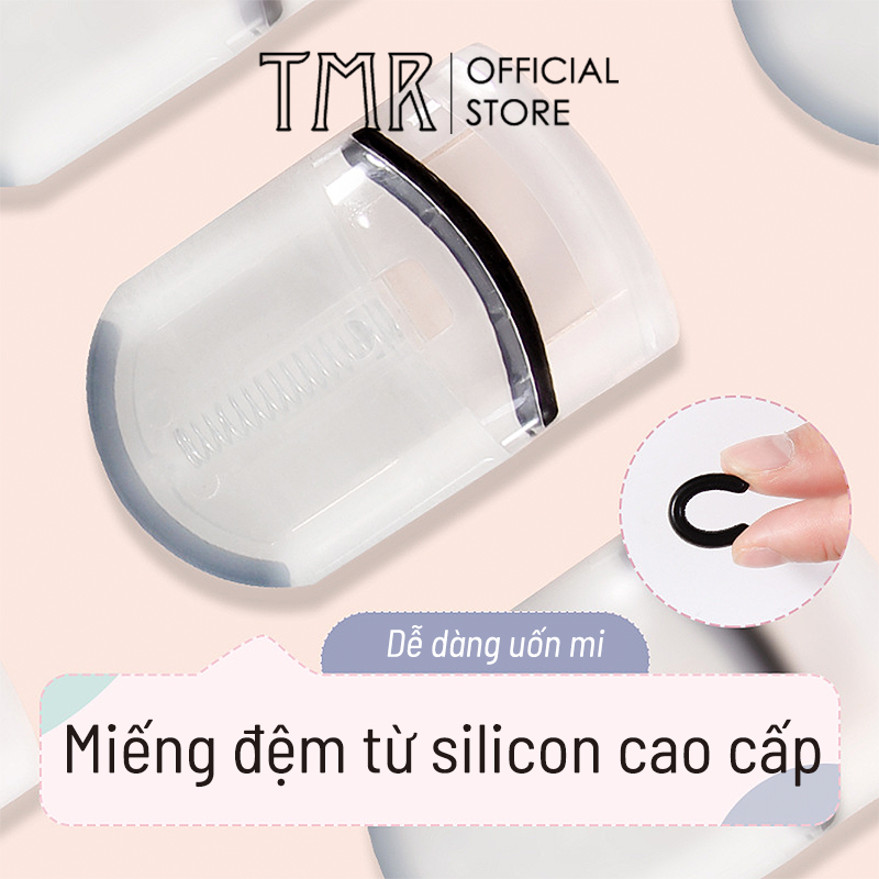 Kẹp Bấm Mi Mini TMR - Tool In My Room tiện dụng, uốn mi siêu cong, mi cong tự nhiên tơi màu nhựa trắng trong