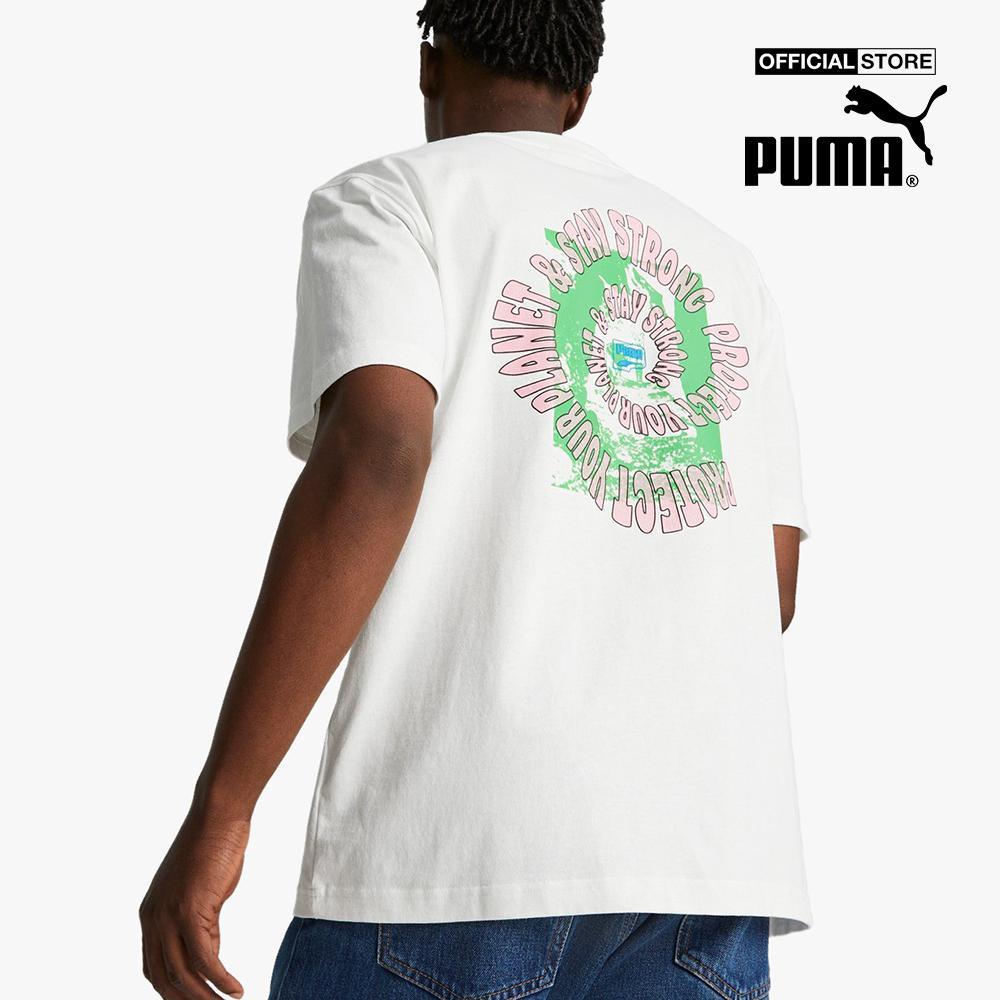 PUMA - Áo thun nam cổ tròn tay ngắn Downtown 539181