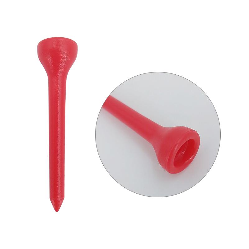 100 Cái/túi Nhựa Golf TEE Loại Cốc Nhiều Màu Sắc Bóng Golf Giá Đỡ Tee Nhẹ Bền Bóng Tập Chơi Golf Tee phụ Kiện Chơi Golf Color: 100pcs 70mm