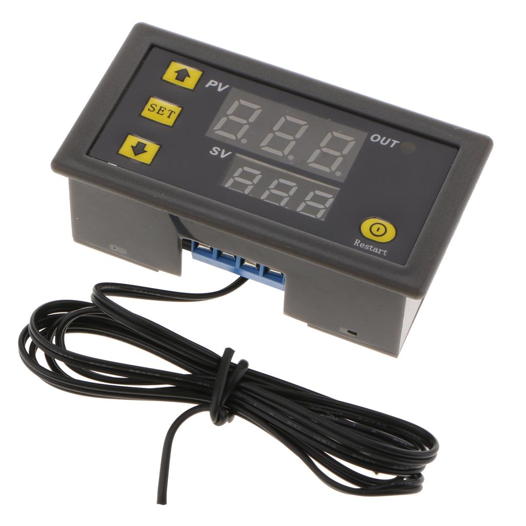 W3230 -50~120°C Mini Temperature Sensor Controller Regulator Switch 24V