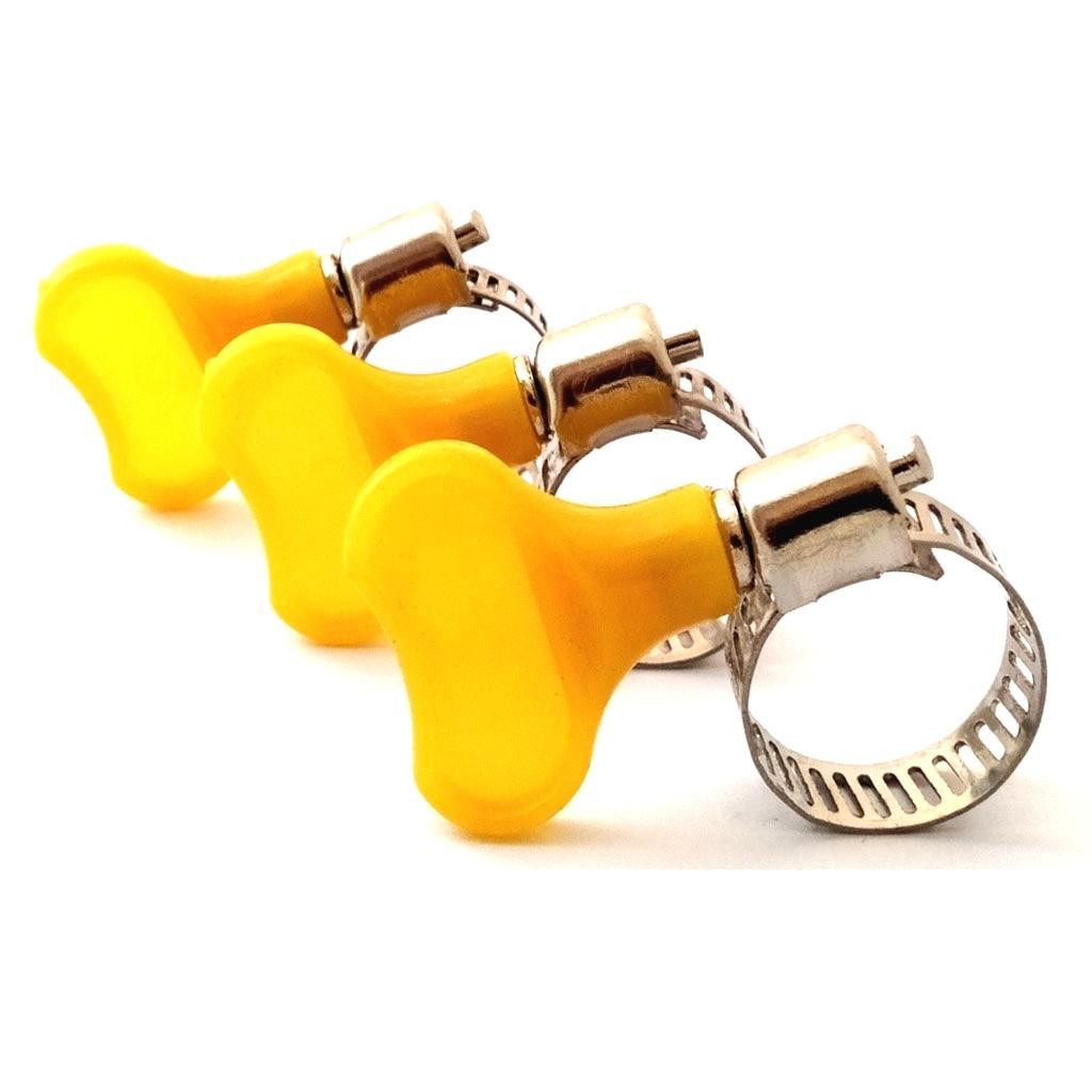 2x 10pc Pipe Clamp Fit Pipe O.D Handle Clamp Stainless Steel Hose