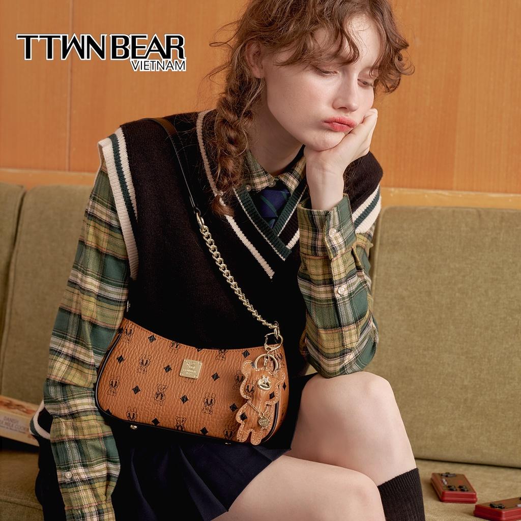 Túi xách nữ TTWN BEAR TN2731 cầm tay, đeo chéo, da cao cấp thời trang