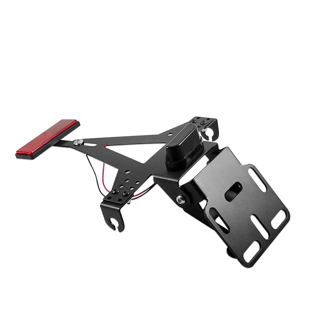Motorcycle Adjustable Angle License Plate Frame Motorcycle License Plate Holder Metal Bracket for Motorcycle License Plate