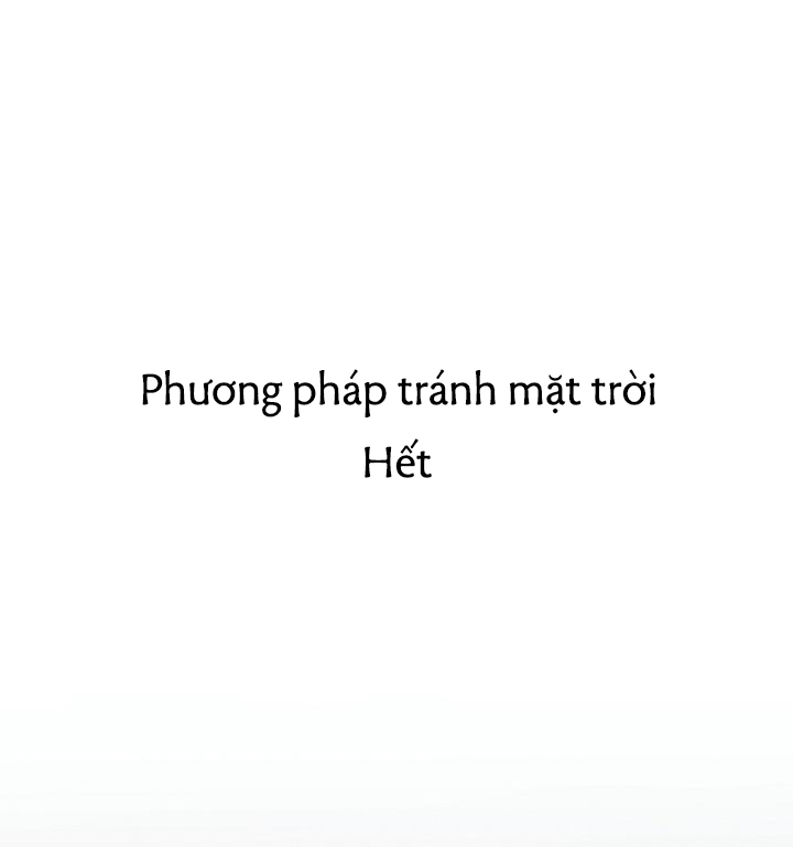 phương pháp tránh mặt trời chapter 3 101