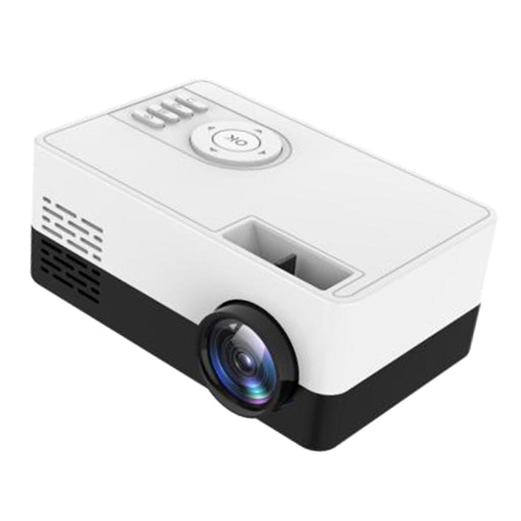 Mini Projector LED HD 1080P Home Movie Theater 20-60" Image US Plug
