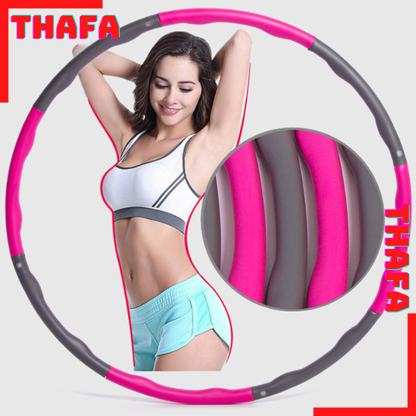 Vòng Lăc Eo Thon 8 Khúc Foanm Hula Hoop Cao Cấp-Hàng Chính Hãng THAFA