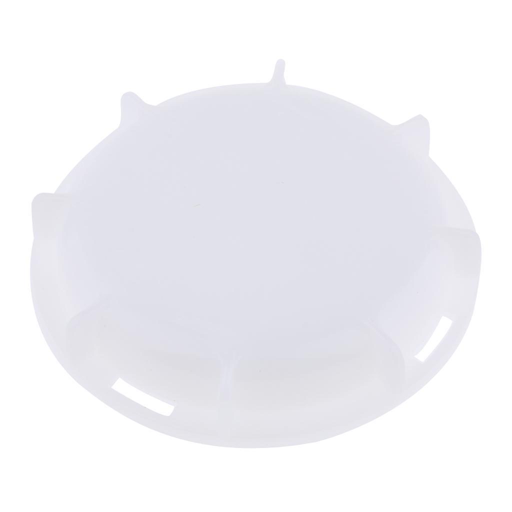 IBC Tank Valve IBC Adaptor Fitting Seal Cap White, threaded inner diameter: 58mm