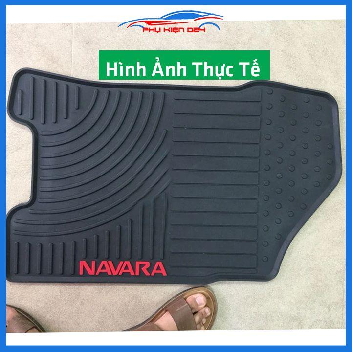Lót sàn ô tô cao su Navara 2015-2022 không mùi chống trơn trượt